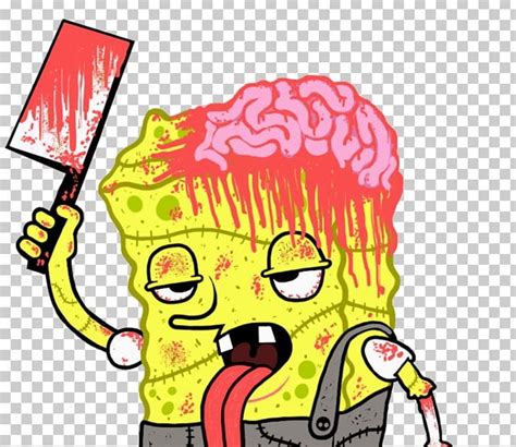 A new piece from the saturday morning cartoon characters of the living dead. Download Gambar Spongebob Zombie