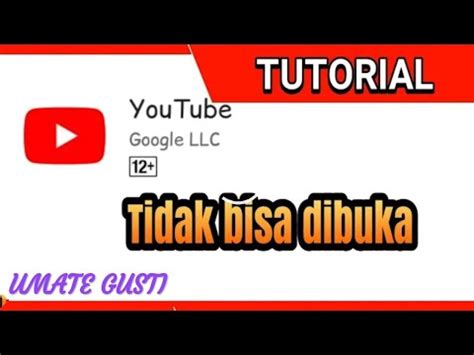 Maybe you would like to learn more about one of these? TUTORIAL CARA MENGATASI APLIKASI YOUTUBE YANG TIDAK BISA ...