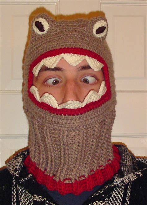 Click the link below for the free knitting pattern Free Crochet Pattern Ski Mask - Crochet and Knitting Patterns