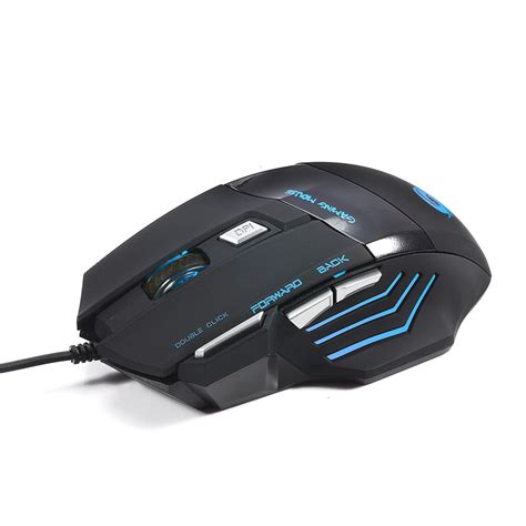 buy 3200 dpi 7 button 7d led optical usb wired gaming mouse mice for laptop pc professional