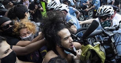Use Of Force Criticized In Protests About Police Brutality