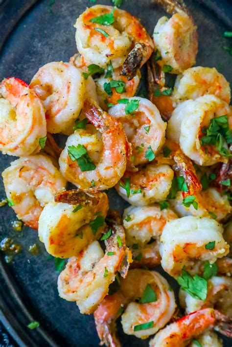 Garlic Parmesan Air Fried Shrimp Recipe Sweet Cs Designs