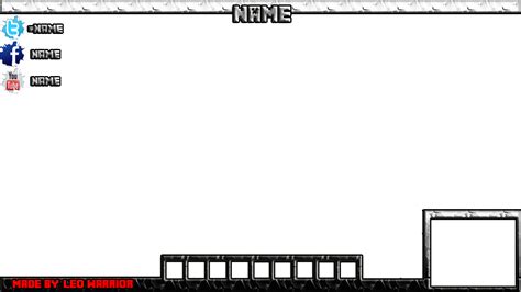 We have many free minecraft fonts that you can download. 12 Stream Overlay PSD Images - Blank Twitch Stream Overlay ...