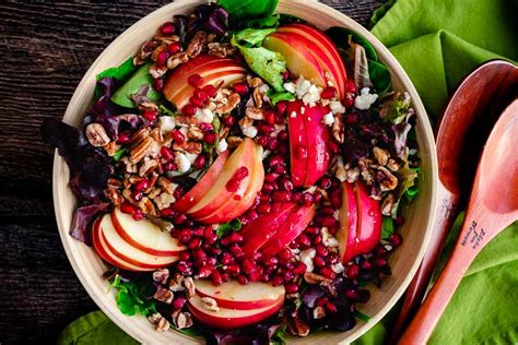 Apple Pomegranate Salad Recipe Review By The Hungry Pinner