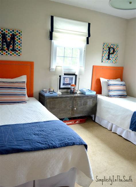 Shared kids' room design ideas. {Room Reveal} Our Two Youngest Boys' Shared Bedroom ...