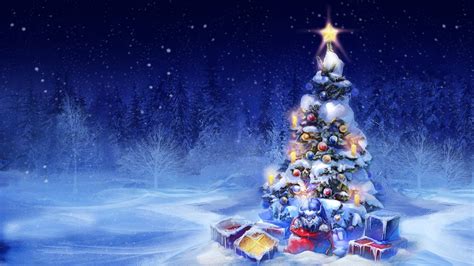 Free Download Download Christmas Tree Ts Lights New Year Snow Toys