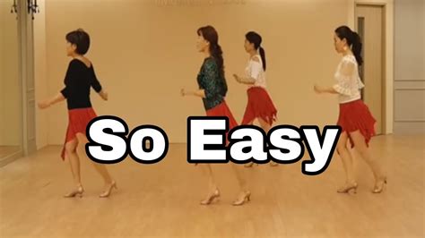 So Easy Line Dancebeginnerduma Kristina S Ina Youtube