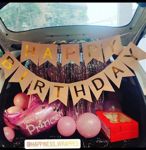 Car Decoration For Birthday In 2020 Surprise Birthday Decorations