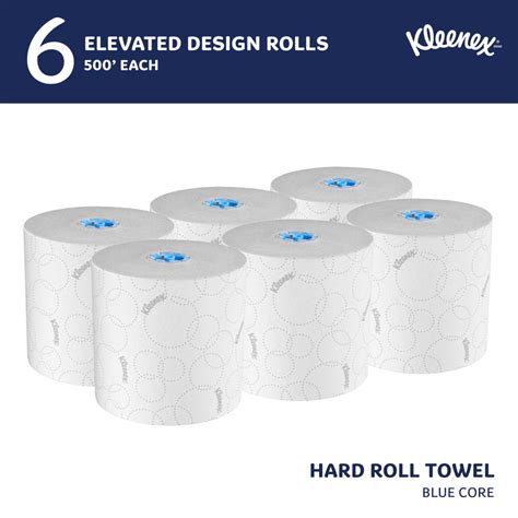 Kleenex Hard Roll Paper Towels Ply With Elevated Design And Premium Absorbency