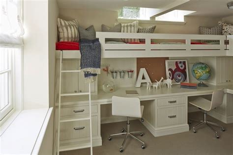 20 cool bunk bed with desk designs