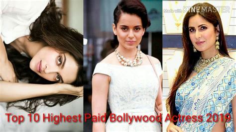 Top 10 Beautiful Highest Paid Bollywood Actress 2019 Youtube
