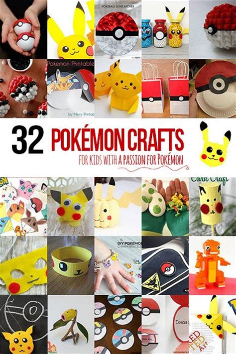 32 Pokémon Crafts For Kids With A Pokémon Passion