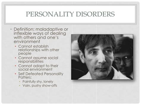 Ppt Personality Disorders Powerpoint Presentation Free Download Id