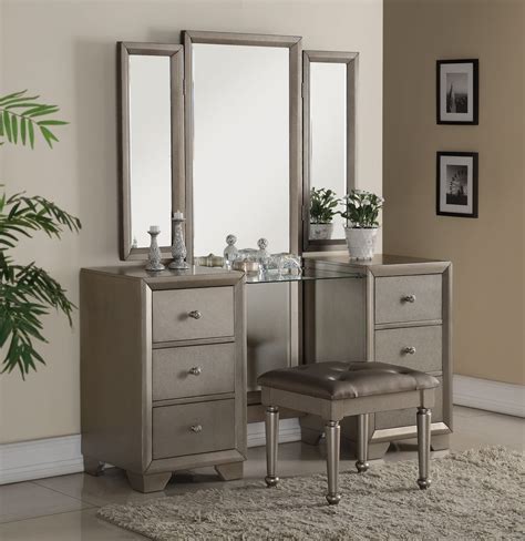 Our huge selection of bedroom vanities make it easy to find the perfect fit. Grey Vanity | Interior, Furniture, Bedroom makeup vanity