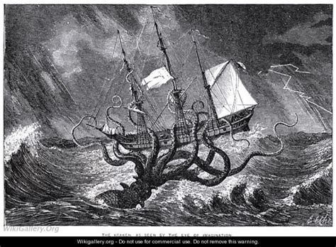 The Kraken As Seen By The Eye Of Imagination Edward Etherington