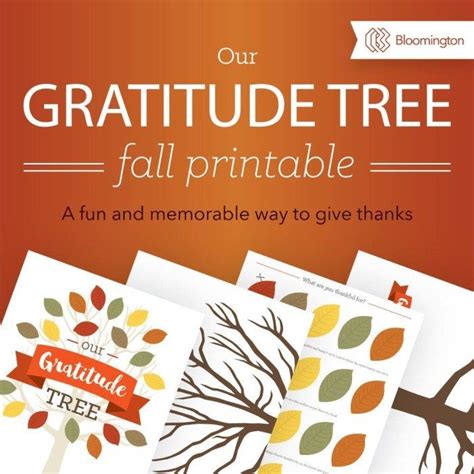 Printable Gratitude Tree Free Until October 15 2017 Gratitude Tree
