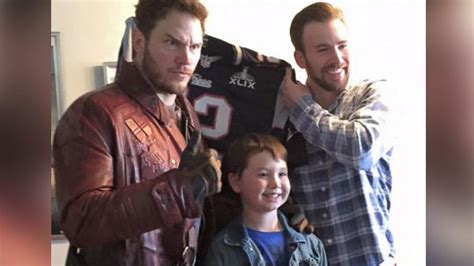 Best known for his role as andy dwyer in nbc's parks and recreation , peter quill in marvel's cinematic. Chris Pratt Makes Good on Bet, Visits Boston Kids With Chris Evans - ABC News