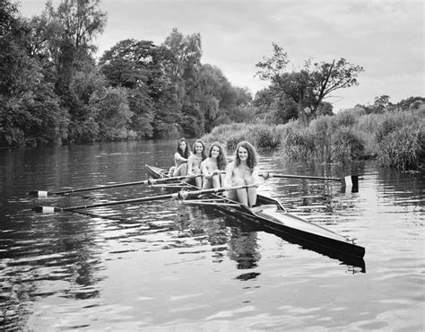 naked women row a boat along a river for the warwick rowers 2016 calendar warwick rowers in