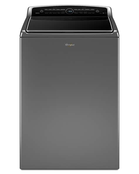 whirlpool wtw8500dc 5 3 cu ft cabrio® top load washer w intuitive touch controls chrome