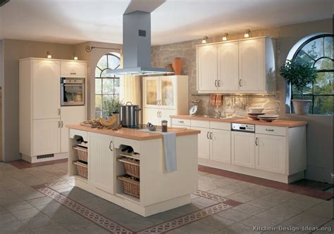 They can also go in a number of style directions. pictures of off white kitchen cabinets - off white kitchen ...