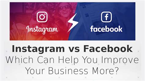 Which Social Media Platform Is Right For You Instagram Vs Facebook