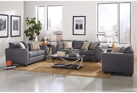 Crypton Graphite Sofa Lott Furniture Company