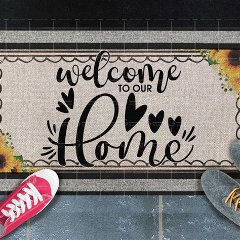Welcome To Our Home Sublimation Designs Home Sign Decor Etsy