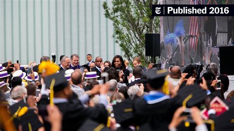 Michelle Obama Denounces Donald Trump In Cuny Commencement Speech The