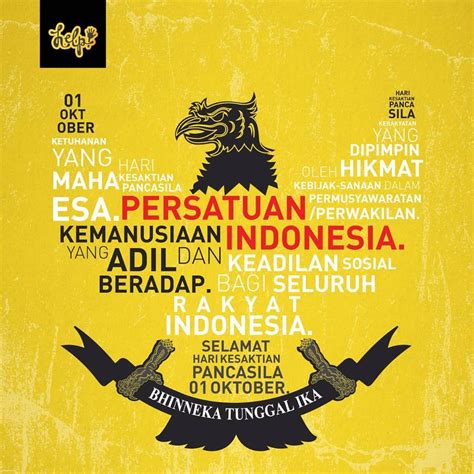 Selamat hari lahir pancasila, 1 juni 2021. Selamat Hari Kesaktian Pancasila 1 Oktober Pancasila ...