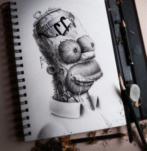 Artist Creates Creepy Drawings Of Your Favourite Cartoon Characters
