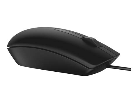 Dell Wired Usb Optical Mouse Ms116 Black Ms116 Bk