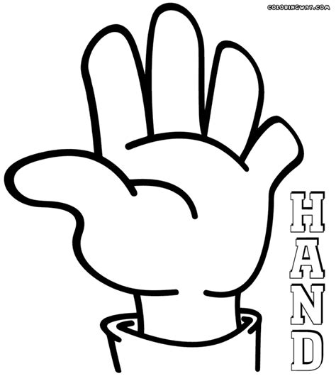 Printable Hand | Free download on ClipArtMag