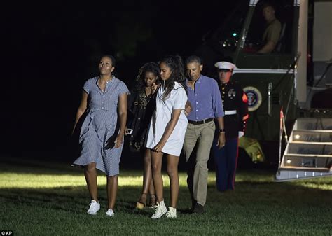 This year, the president's older daughter turns 16. President Obama gives Malia the paternal cold shoulder as ...