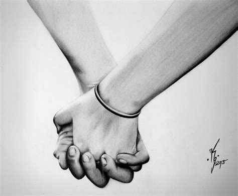 Sketches Of Couples Holding Hands At PaintingValley Com Explore