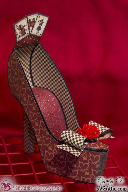 Download 3d svg high heel shoe using svg files from SVG Attic Alice ...