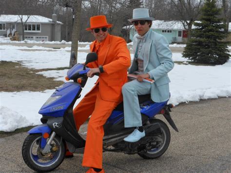 Two 'dumb and dumber' fans went viral recently after they recreated the film's 400 mile minibike road trip. Confessions of the Fohawk