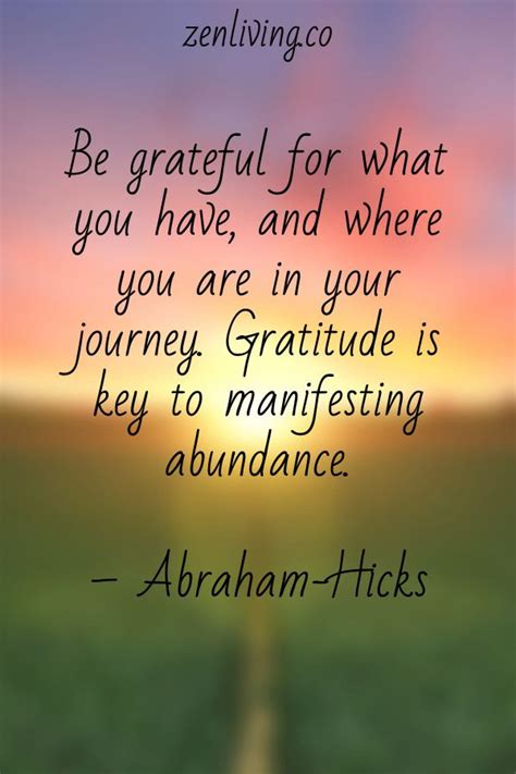 Be Grateful For What You Have And Where You Are In Your Journey