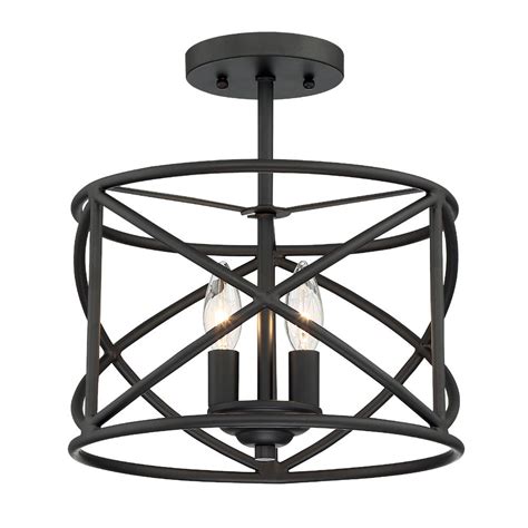 Installing a braced ceiling box, will allow you to install a ceiling fan ceiling fans often come with light kits, and it's common for folks to want to control the fan and light(s) independently. Cordelia Lighting 2-Light Satin Bronze Ceiling Semi Flush ...
