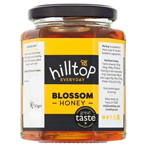 Hilltop Honey Blossom Honey Ocado