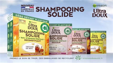 nouveau shampooing solide Ultra Doux Garnier rejoignez la révolution