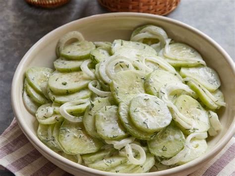 Creamy Cucumber Salad With Sour Cream Recipe Food Network Kitchen Food Network