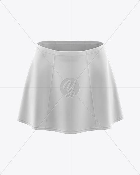 Download Skirt Mockup - Front View in Apparel Mockups on Yellow ...