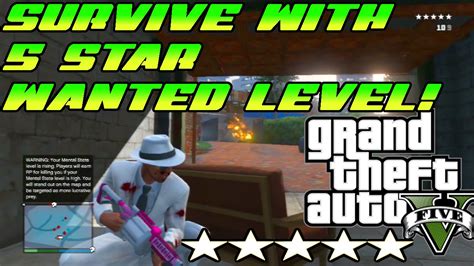 Gta 5 Five Star Spot Survive A Five Star Wanted Level Youtube