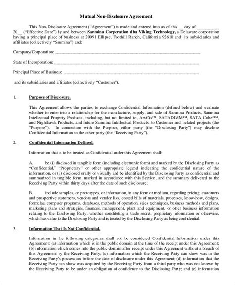 We did not find results for: Mutual Non Disclosure Agreement Form - 10+ Free Word, PDF ...