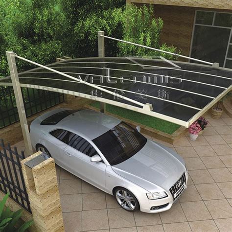 Wide, & from 21 ft. Source Aluminum cable-stayed carport for all weather with ...