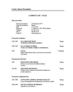 Currículum vitae por primera vez. Plantilla de curriculum vitae básico sin experiencia ...