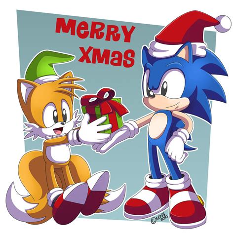Merry Sonic Xmas By Gen8 On Deviantart