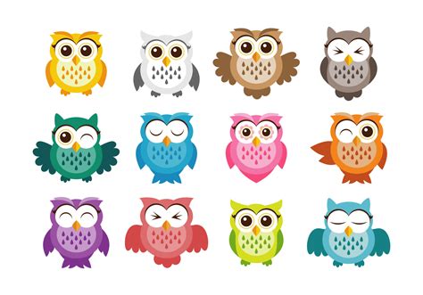 Download Cute Owl Vector Icons For Free Artofit