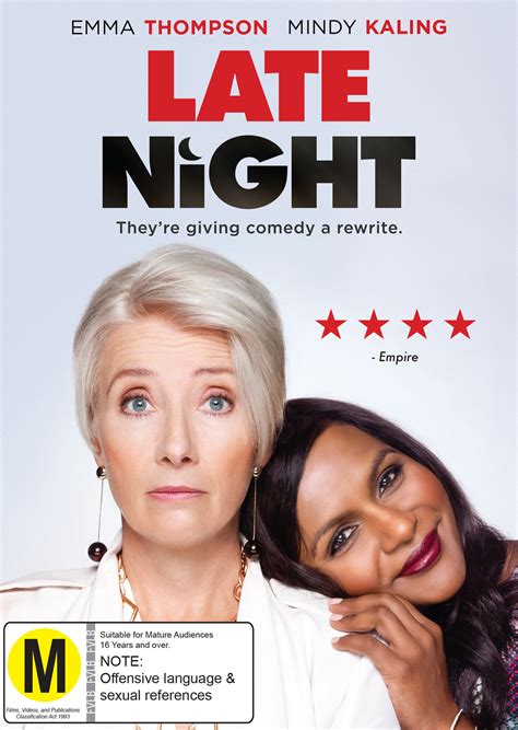 With emma thompson, mindy kaling, john lithgow, hugh dancy. Late Night | DVD | In-Stock - Buy Now | at Mighty Ape NZ