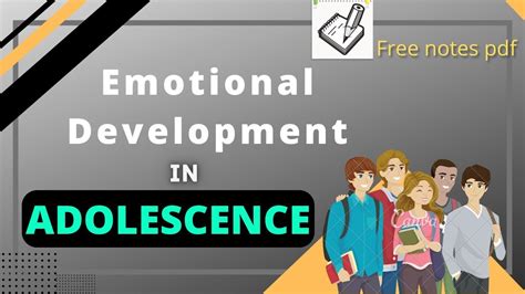 Emotional Development In Adolescence B Ed Notes 10daychallenge Algrow Day5 Youtube